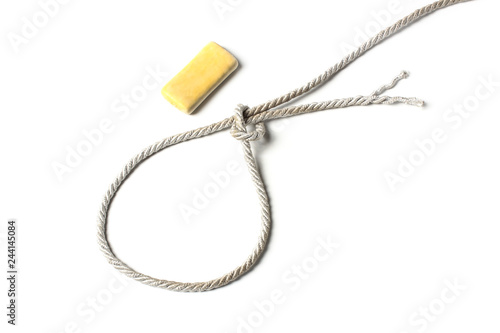 Rope and soap photo