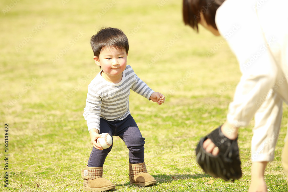遊ぶ親子 遊ぶ親子