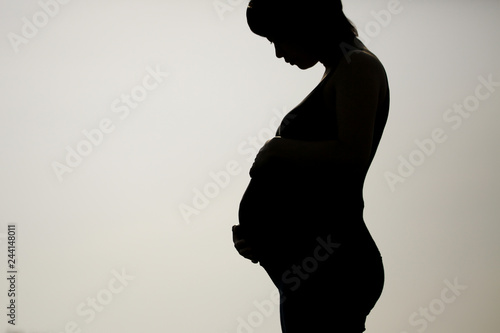 Schilderij op canvas 妊婦