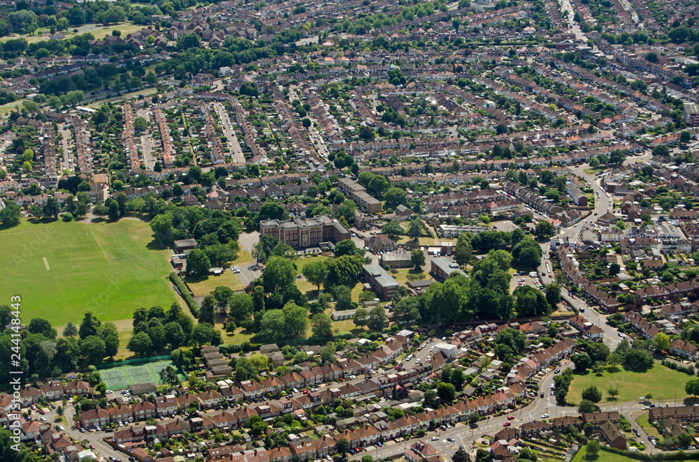 Kneller Hall, Twickenham - aerial view