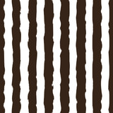 Black and white monochrome vertical brush strokes striped seamless pattern. Elegant pattern for background, textile, paper packaging and other design. EPS 10