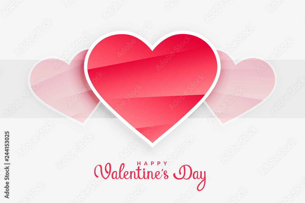 valentines day pink hearts background