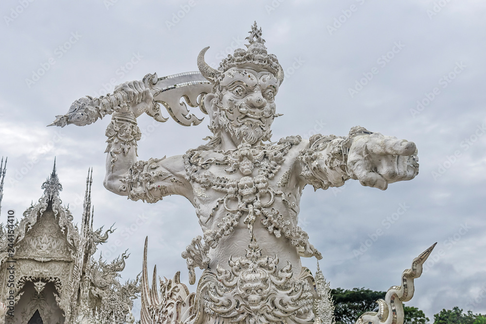 Wat Rong Khun, known as the White Temple, Thailand