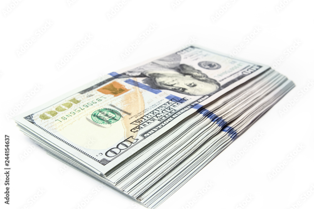 business dollar money on white background business dollar money on white background