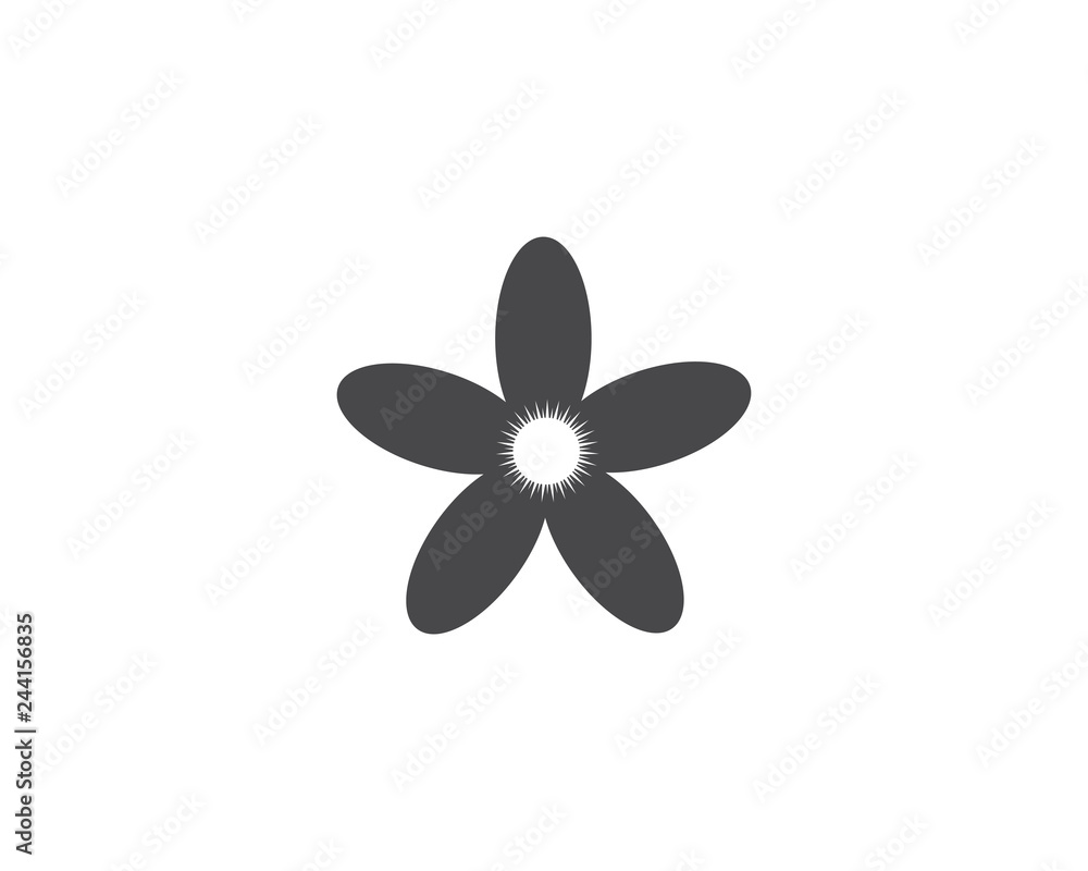 Jasmine flower icon vector illustration design Jasmine flower icon vector illustration design