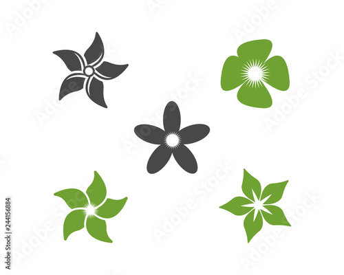 Jasmine flower icon vector illustration design