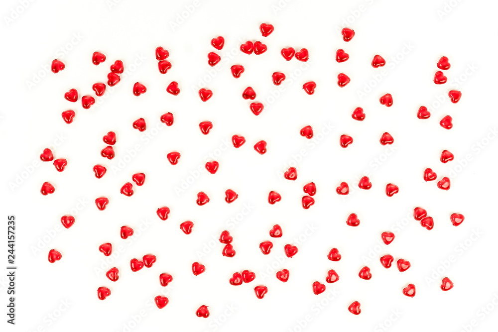 Red hearts pattern background.Valentine's day concept. Red hearts pattern background.Valentine's day concept.