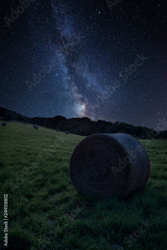 Vibrant Milky Way composite...