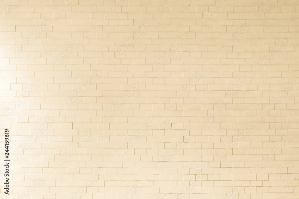 Brick wall tile texture background painted in antique sepia white Brick wall tile texture background painted in antique sepia white