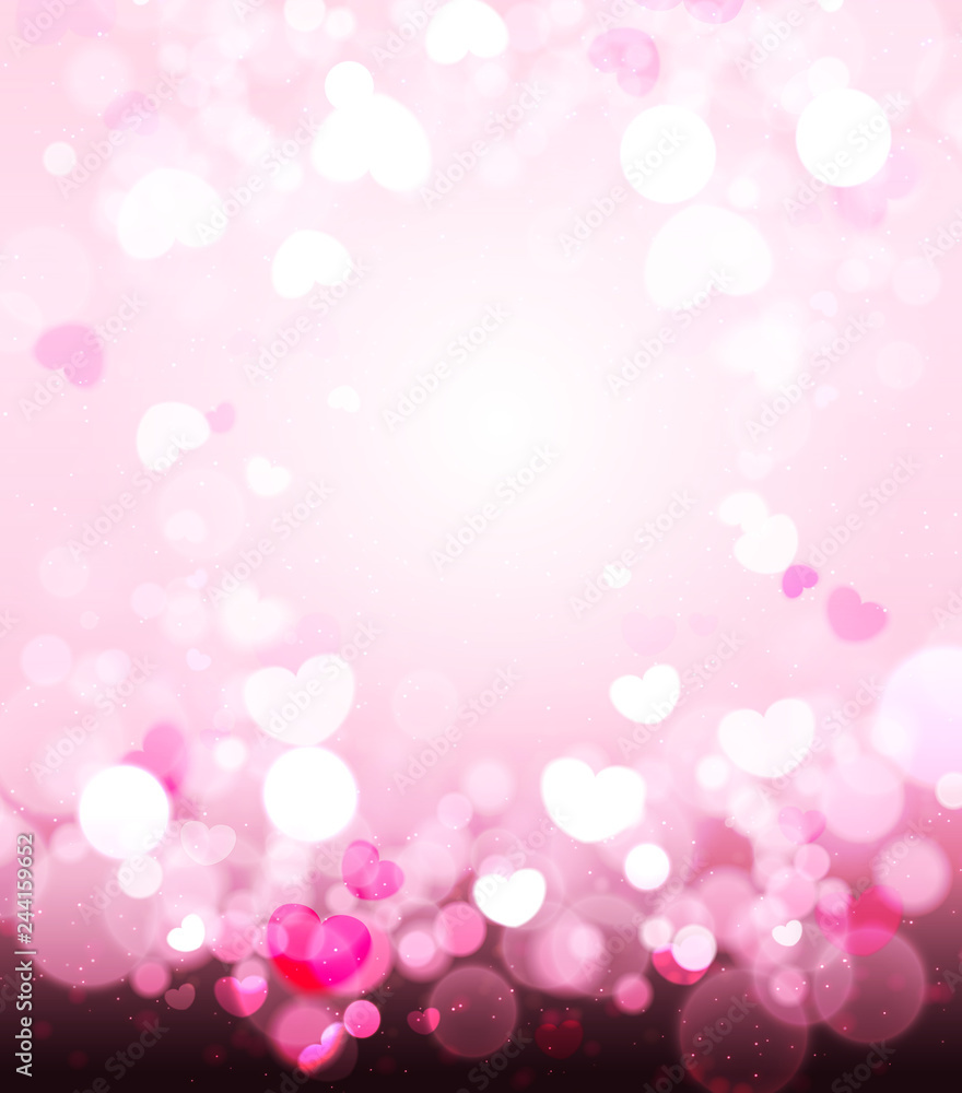 Soft Pink Romance Background For Greeting Card Valentine Day Soft Pink Romance Background For Greeting Card Valentine Day