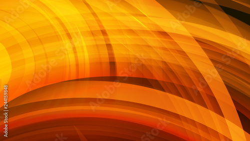 Orange Abstract Background, Warm Lines Technology Design