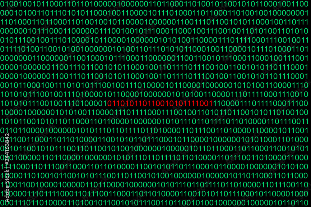 Green binary code Green binary code