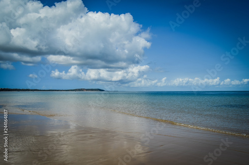 Pristine and Turquoise Portuguese Island near Inhaca Island in M