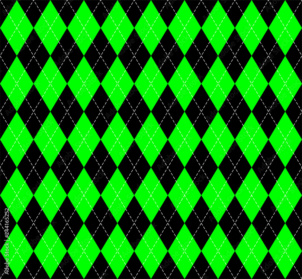 Argyle plaid in UFO green colors Argyle plaid in UFO green colors