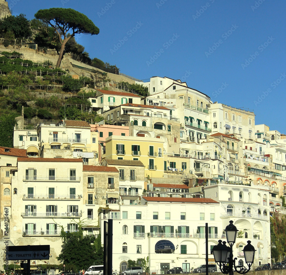 Beautiful view of Amalfi coast