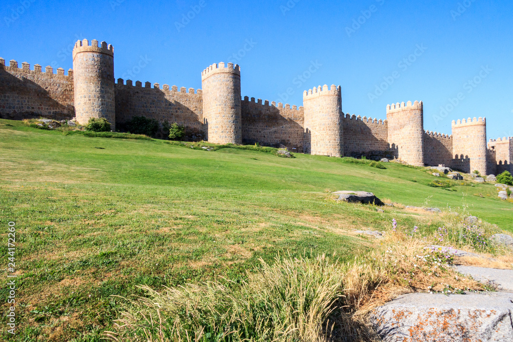 Medieval city walls
