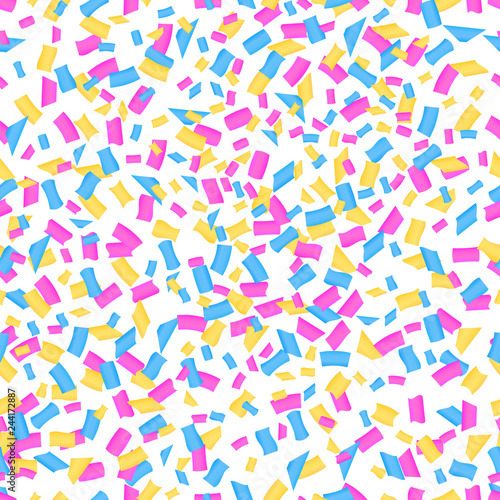 pattern with multicolor Confetti
