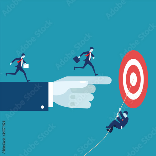 target and fight illustration
