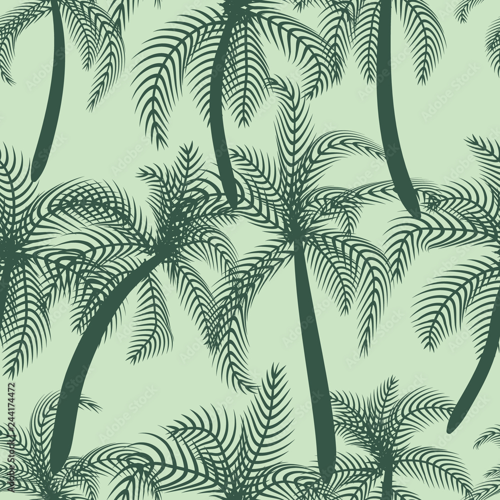 Palm tree pattern.