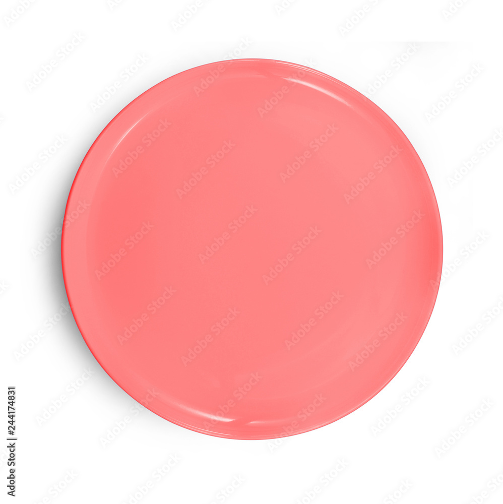plate isolated on white background plate isolated on white background