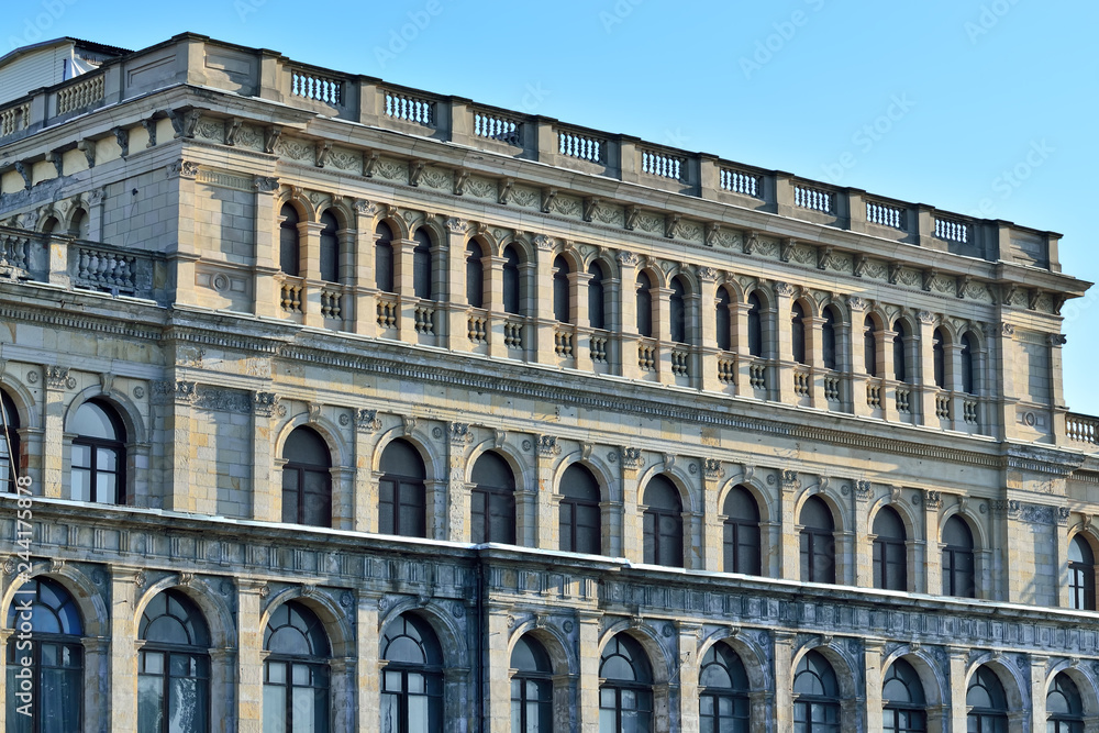 Building of the former Koenigsberg stock exchange. Kaliningrad, Russia. Architect Muller, neo-Renaissance, built in 1875