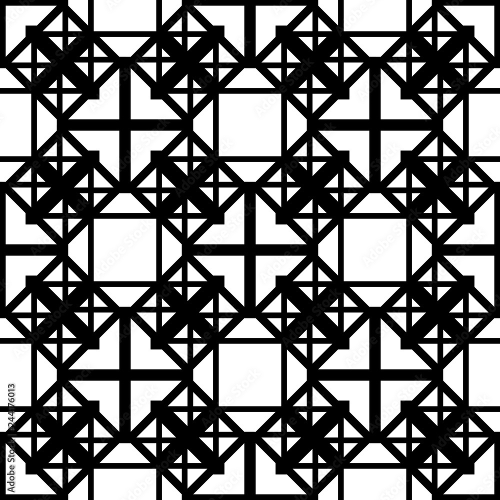 Design seamless monochrome geometric pattern Design seamless monochrome geometric pattern