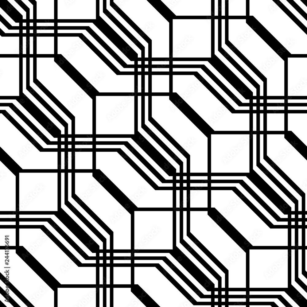 Design seamless monochrome grating pattern Design seamless monochrome grating pattern