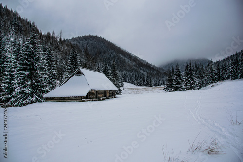 Winter house in mountains © Dawid