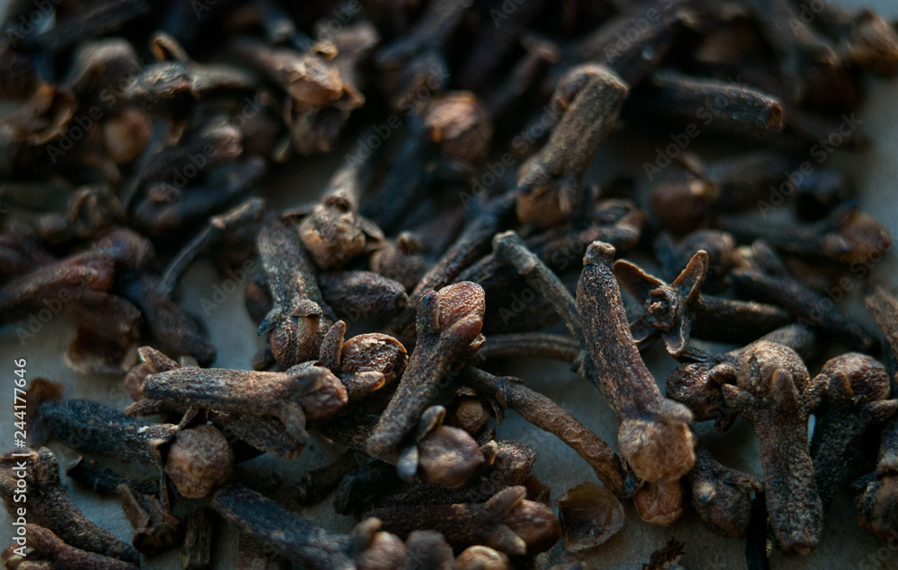 dried cloves. spice