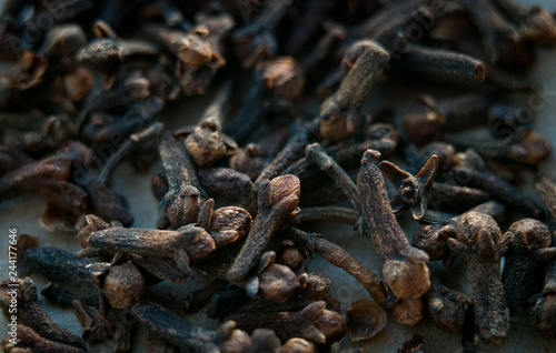 dried cloves. spice