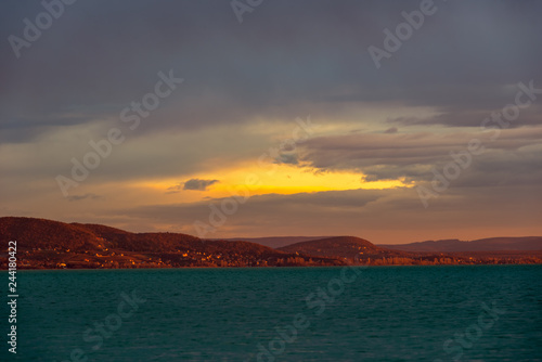 Balaton lake in Hungary