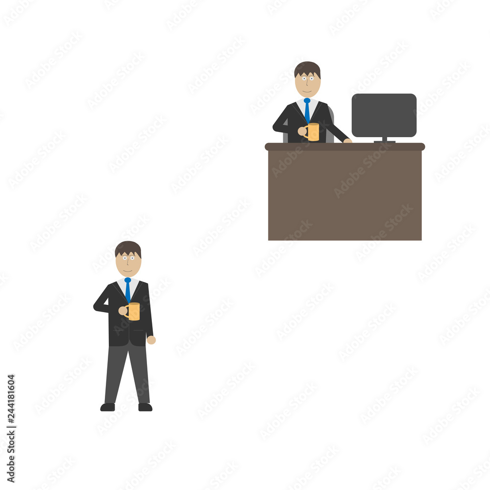 Businessman with a Cup of coffee Businessman with a Cup of coffee