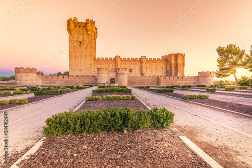 The castle of La Mota is a castle that is located in the town of Medina del Campo, (province of Valladolid, Spain) photo