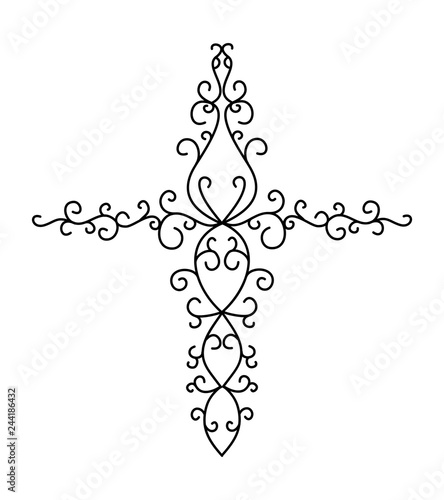 Handrawn Cross