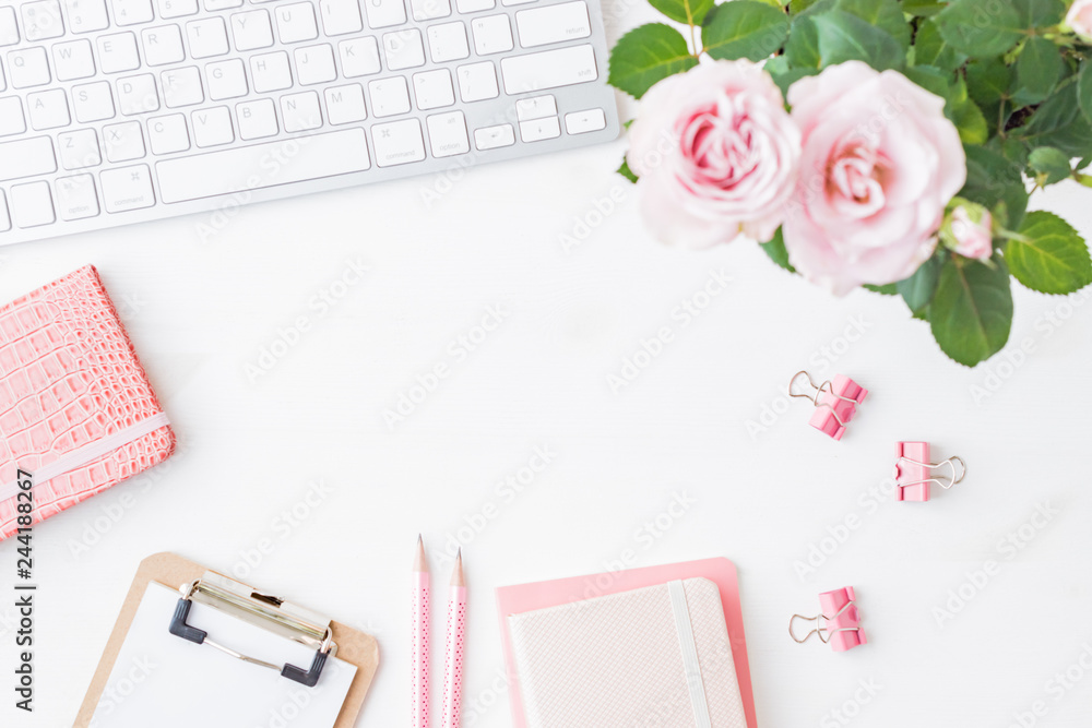 Blogger or freelancer workspace Blogger or freelancer workspace
