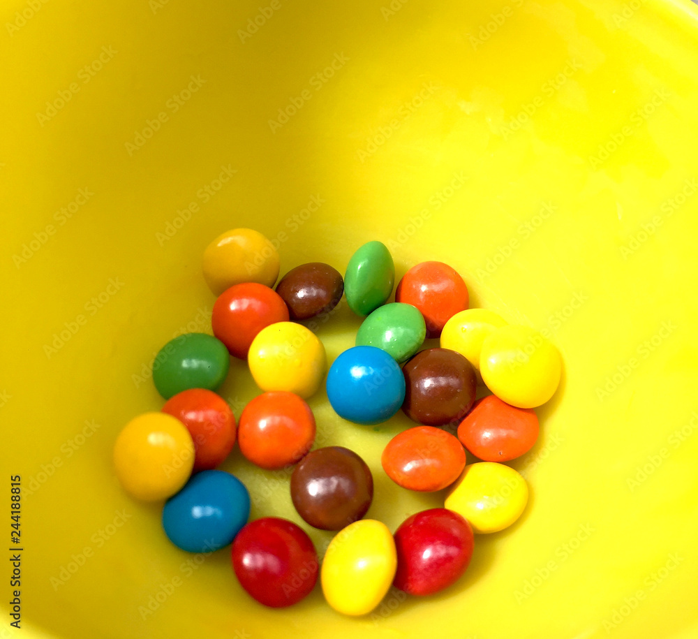 Chocolates de colores Chocolates de colores