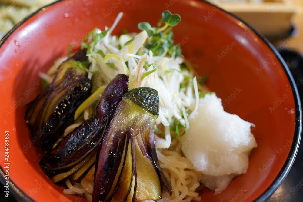 蕎麦 日本蕎麦 茄子 ナス 薬味 薬膳 ベジタリアン おろし蕎麦 日本食 Stock 写真 Adobe Stock 蕎麦 日本蕎麦 茄子 ナス 薬味 薬膳 ベジタリアン おろし蕎麦 日本食 Stock 写真 Adobe Stock