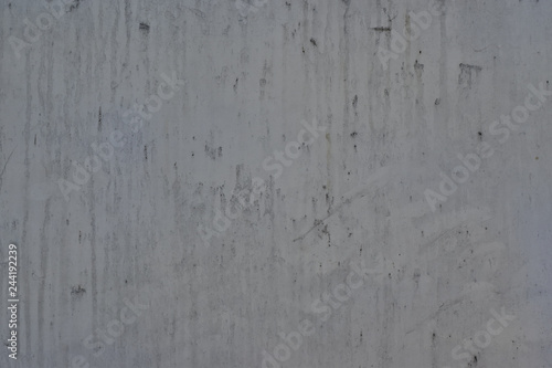 Texture of old gray concrete wall. Dirty cement grunge background.