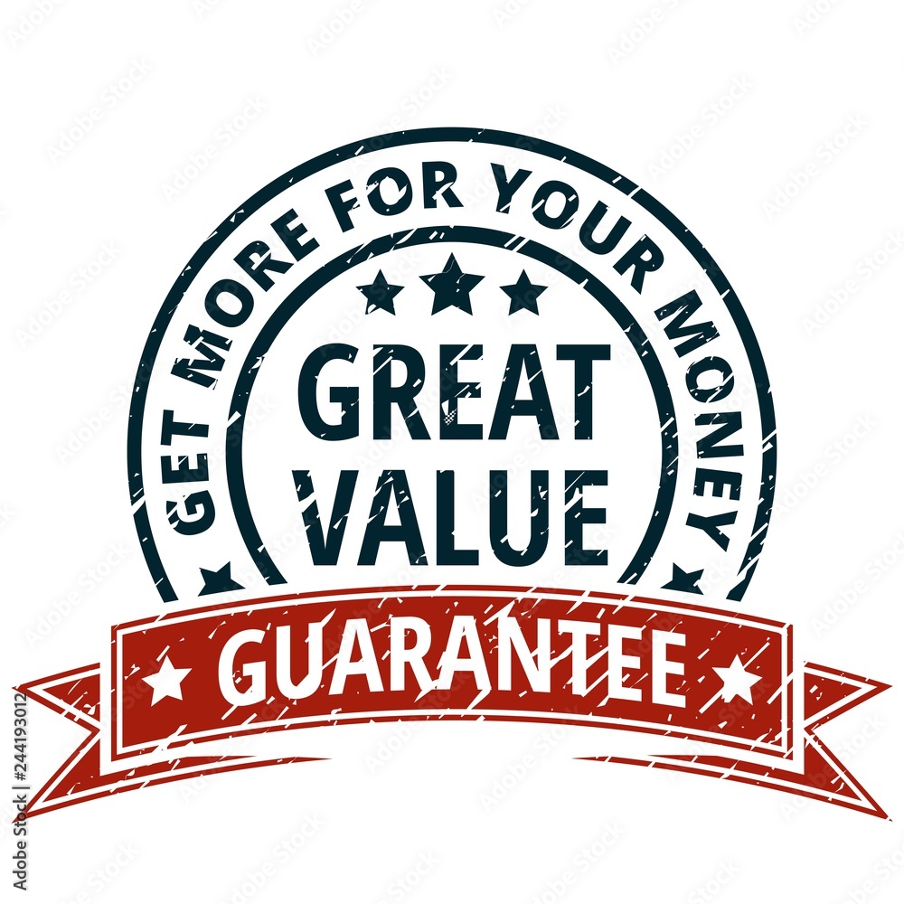 Fototapeta premium Great Value label illustration