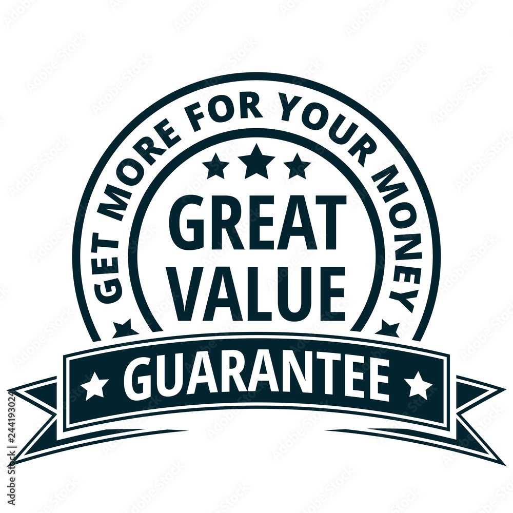 Fototapeta premium Great Value label illustration