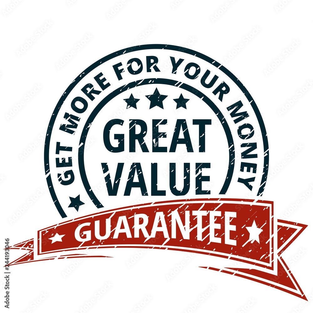 Fototapeta premium Great Value label illustration
