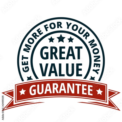 Great Value label illustration