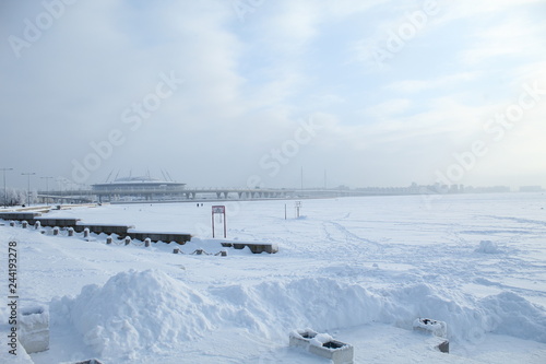 winter landscape with river © Александр Тарасов