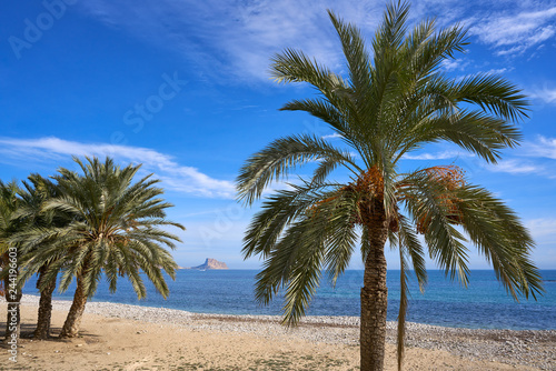 Fototapeta Naklejka Na Ścianę i Meble -  Altea beach Playa La Roda in Alicante