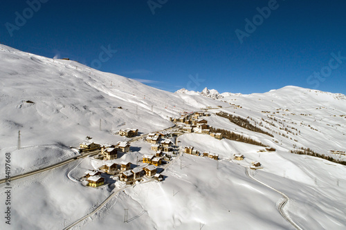 Village of Trepalle. Valtellina