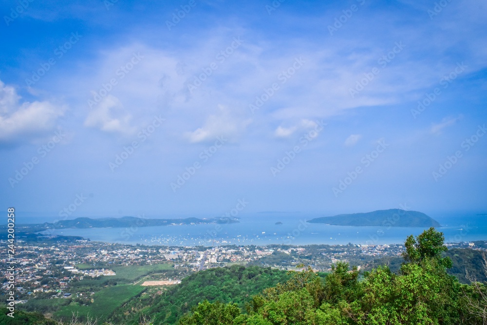 Phuket  view of an island