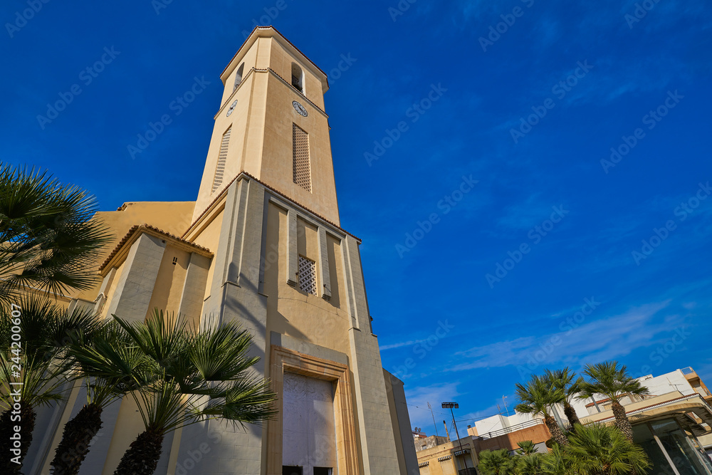 Guardamar del Segura church in Alicante