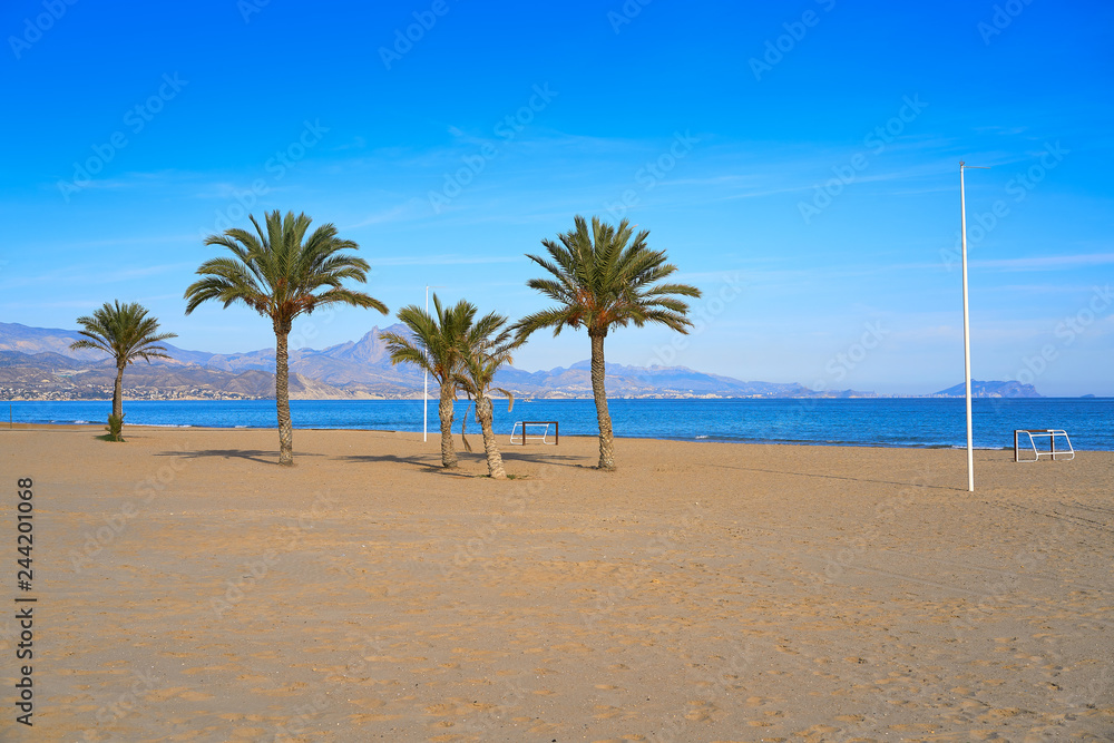 San Juan of Alicante beach playa Spain San Juan of Alicante beach playa Spain