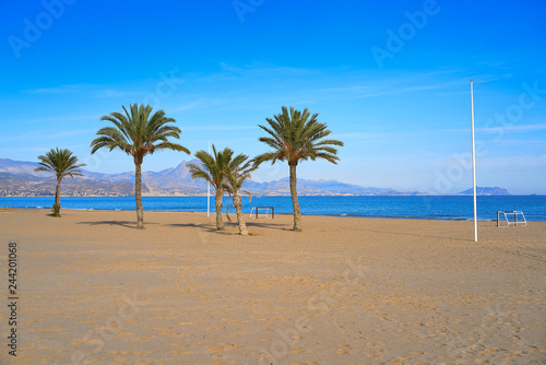 San Juan of Alicante beach playa Spain © lunamarina
