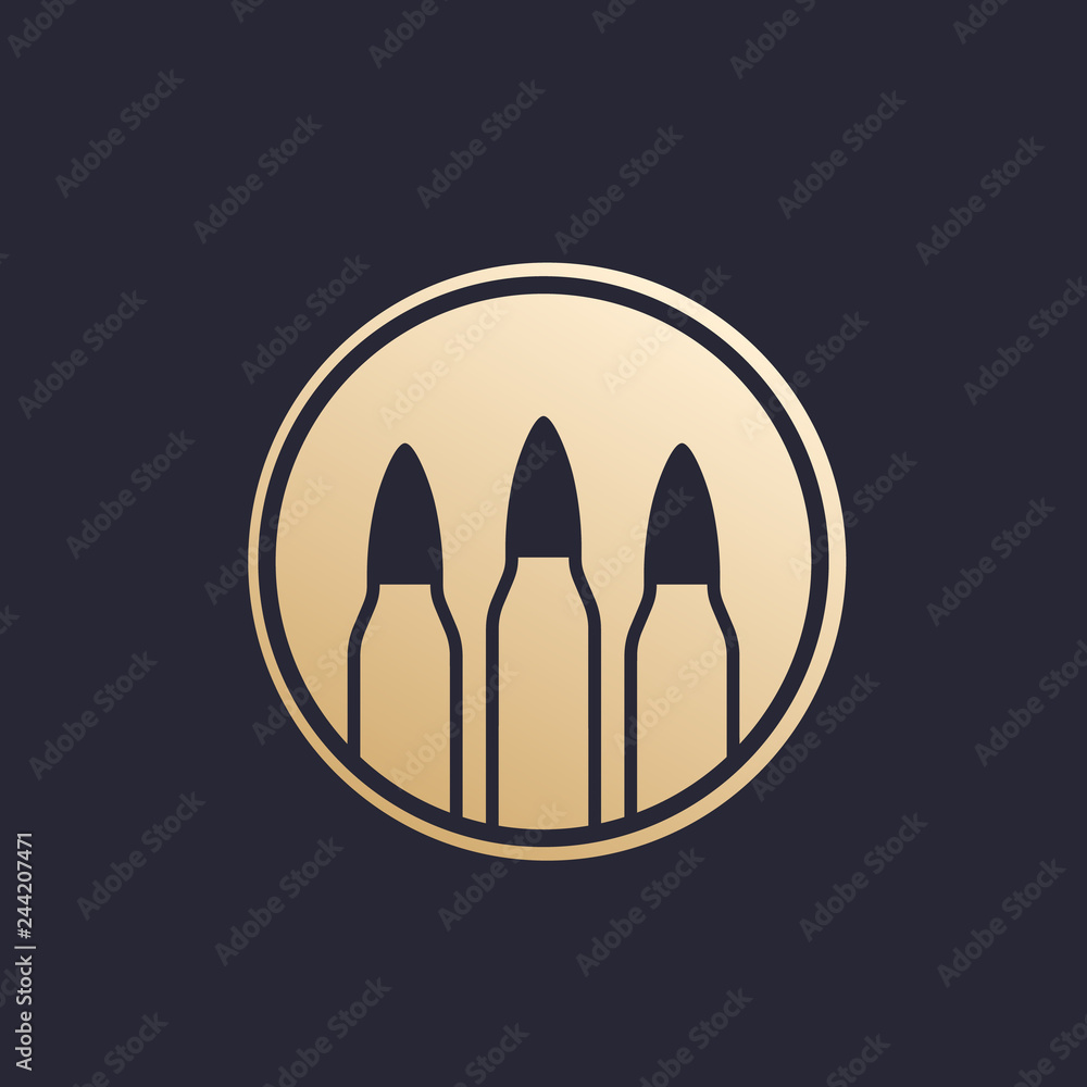 bullets, ammo vector logo bullets, ammo vector logo